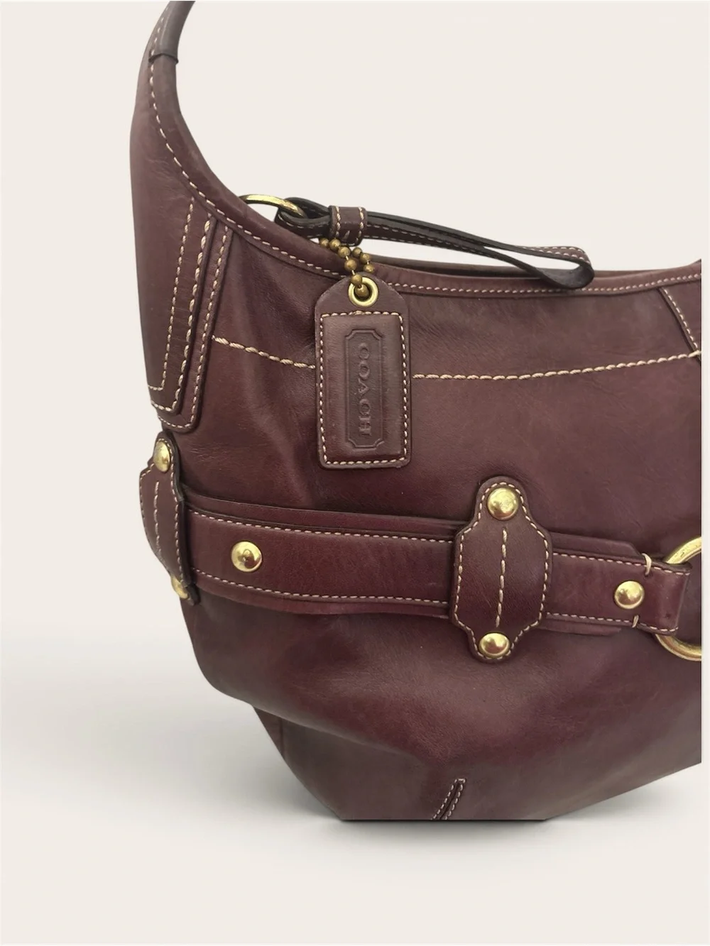 Coach Ergo Hobo Horsebit Hobo Shoulder Bag, in a burgundy E0793-11262 RARE!!